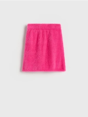 Reserved - Spódnica z miękkiej dzianiny - fioletowy