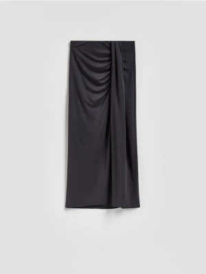 Reserved - Spódnica z modalem - ciemnoszary