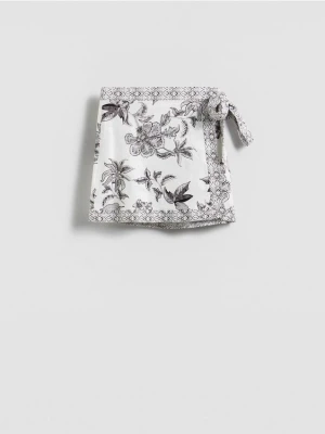 Reserved - Spódnica z nadrukiem - ciemnoszary