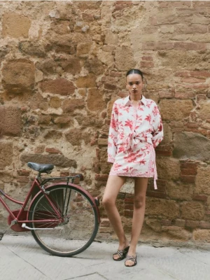 Reserved - Spódnica z nadrukiem - czerwony