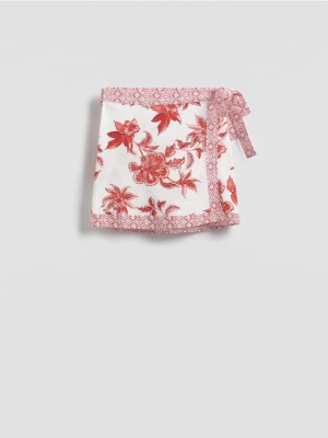 Reserved - Spódnica z nadrukiem - czerwony