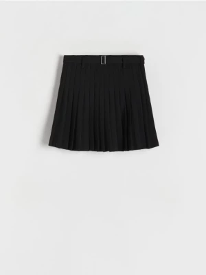 Reserved - Spódnica z paskiem - czarny