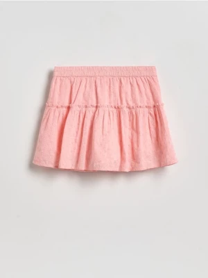 Reserved - Spódnica z szortami - koralowy