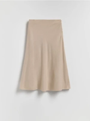 Reserved - Spódnica z wełną - beżowy