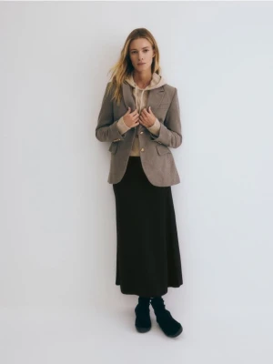 Zdjęcie produktu Reserved - Spódnica z wiskozą - czarny