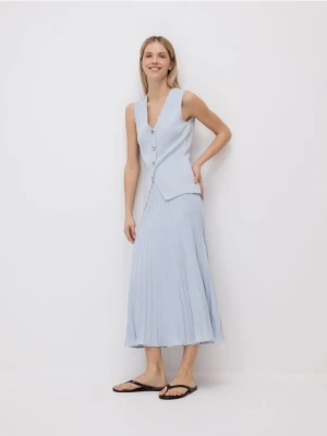 Reserved - Spódnica z wiskozą - jasnoniebieski