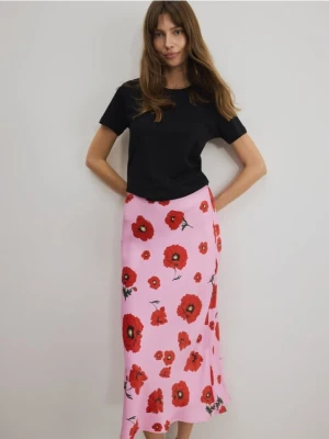 Reserved - Spódnica z wiskozy - różowy