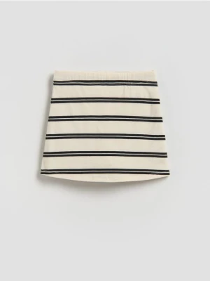 Reserved - Spódnico-spodenki - złamana biel