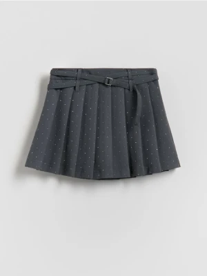 Reserved - Spódnico-szorty z dodatkiem wiskozy - ciemnoszary