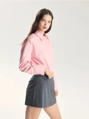 Reserved - Spódnico-szorty z dodatkiem wiskozy - ciemnoszary