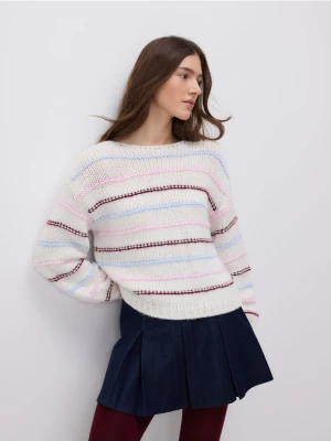 Reserved - Spódnico-szorty z dodatkiem wiskozy - granatowy