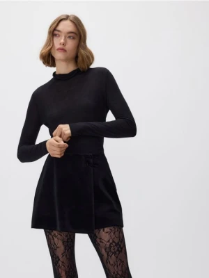 Reserved - Spódnico-szorty z kokardkami - czarny