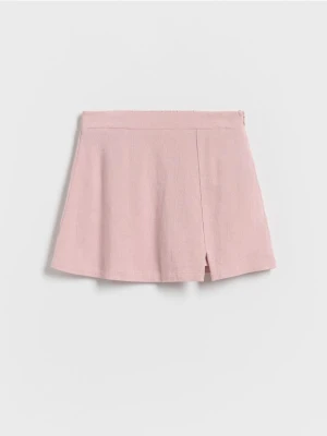 Zdjęcie produktu Reserved - Spódnico-szorty z lnem - brudny róż