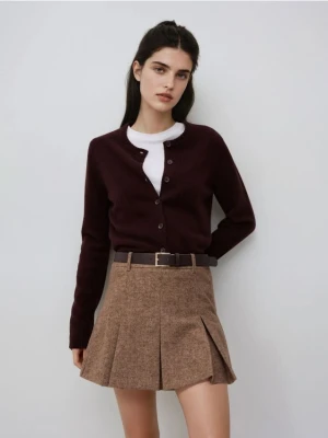 Reserved - Spódnico-szorty z paskiem - beżowy