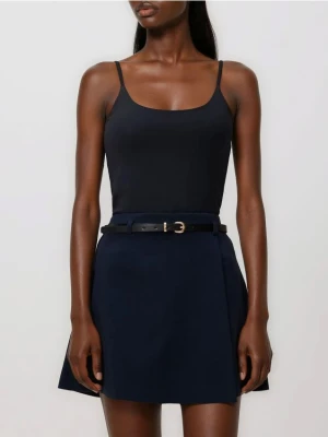 Reserved - Spódnico-szorty z paskiem - granatowy