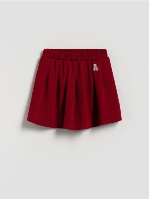 Reserved - Spódnico-szorty z wiskozą - bordowy