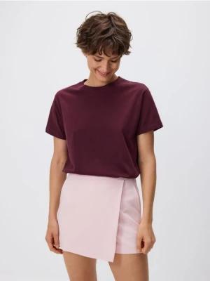 Reserved - Spódnico-szorty z wiskozą - pastelowy róż