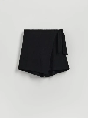 Reserved - Spódnico-szorty z zakładką - czarny