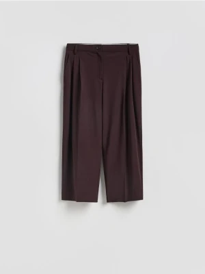 Reserved - Spodnie balloon - bordowy