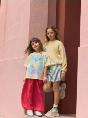 Reserved - Spodnie balloon - czerwony