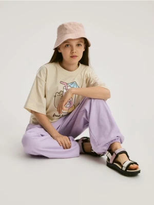 Reserved - Spodnie bombacho - lawendowy