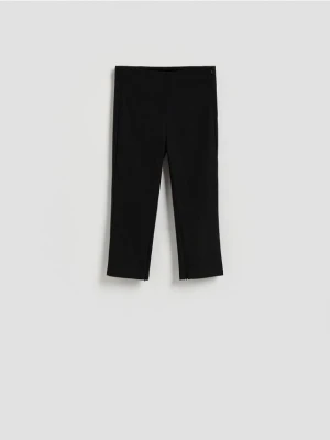 Reserved - Spodnie capri - czarny
