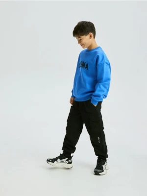 Reserved - Spodnie cargo - czarny