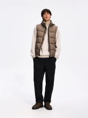 Reserved - Spodnie cargo loose fit - czarny