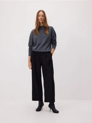 Reserved - Spodnie carrot fit - czarny