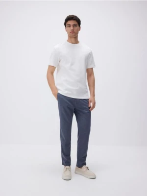 Zdjęcie produktu Reserved - Spodnie carrot fit - granatowy