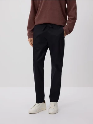 Reserved - Spodnie carrot fit - granatowy