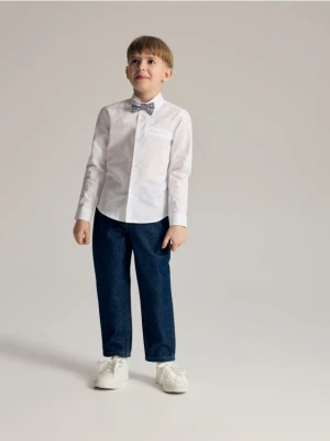 Reserved - Spodnie carrot fit - granatowy