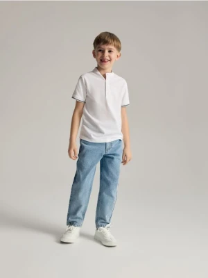 Reserved - Spodnie carrot fit - niebieski