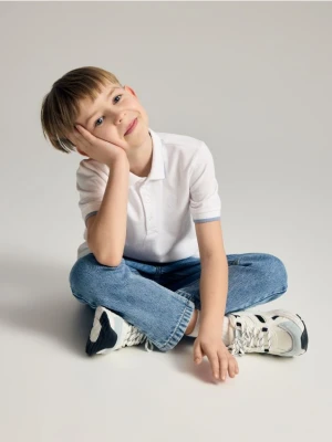 Reserved - Spodnie carrot fit - niebieski