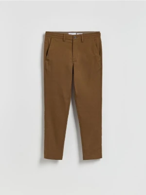 Reserved - Spodnie chino carrot - brązowy