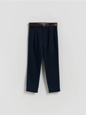 Reserved - Spodnie chino - granatowy