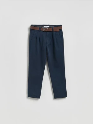 Reserved - Spodnie chino - granatowy