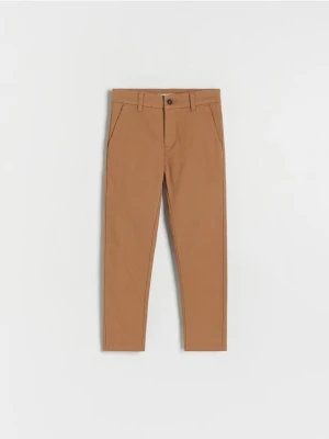 Reserved - Spodnie chino regular fit - brązowy