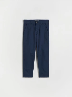 Reserved - Spodnie chino regular fit - granatowy