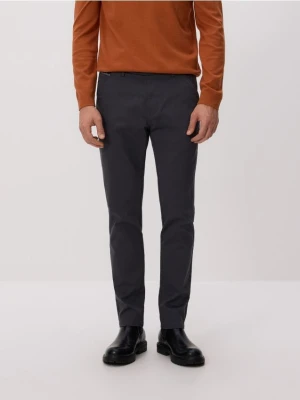 Reserved - Spodnie chino slim - ciemnoszary