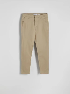 Reserved - Spodnie chino slim fit - beżowy