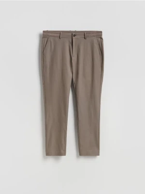 Reserved - Spodnie chino slim fit - brązowy