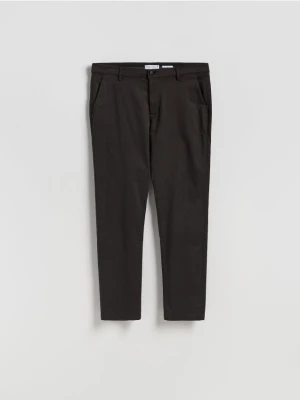Reserved - Spodnie chino slim fit - ciemnobrązowy