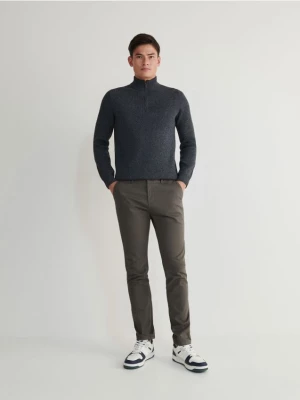 Reserved - Spodnie chino slim fit - ciemnoszary