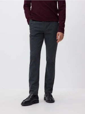 Reserved - Spodnie chino slim fit - ciemnoszary