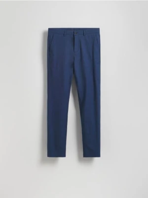 Reserved - Spodnie chino slim fit - granatowy