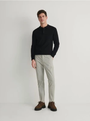 Reserved - Spodnie chino slim fit - jasnoszary
