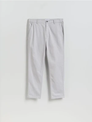 Reserved - Spodnie chino slim fit - jasnoszary