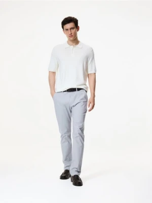 Reserved - Spodnie chino slim fit - jasnoszary