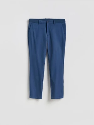 Reserved - Spodnie chino slim fit - niebieski